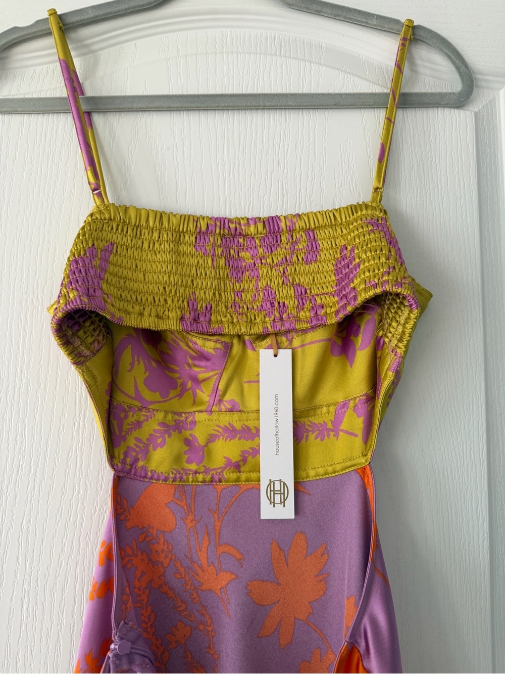 NWT House of Harlow 1960 Cut Out Floral Maxi Dress medium - Picture 14 of 14
